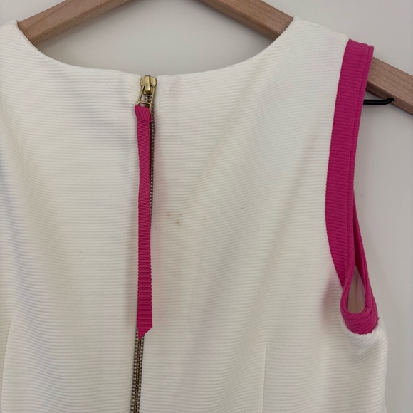 NWT Boden Celia Ottoman Colorblock Pink Red White Sheath Dress 4 - Picture 7 of 11